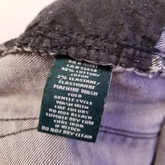 Ralph lauren Jeans black gray size 8 - Picture 4 of 11